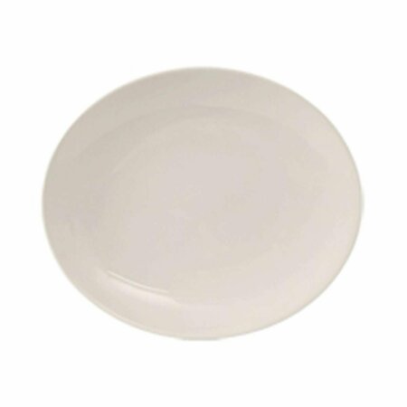 TUXTON CHINA Vitrified China Platter Eggshell - 10.5 x 9 in. - 2 Dozen VEH-104